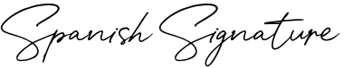 Spanish Signature